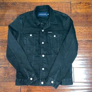 Calvin Klein Black Jean Jacket